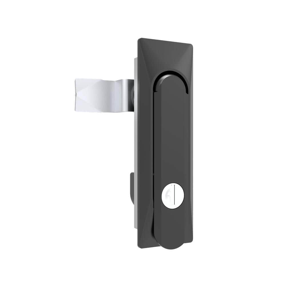 A-1113-20-40 | Swing handle lock, K333 key lock,left and right universal, rotary handle open, zinc alloy, powder coated, black