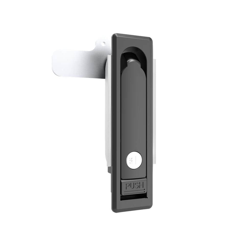 A-1108-30-40 | Swing handle lock,K200 key lock, left and right universal, rotary handle open, zinc alloy, powder coating, black
