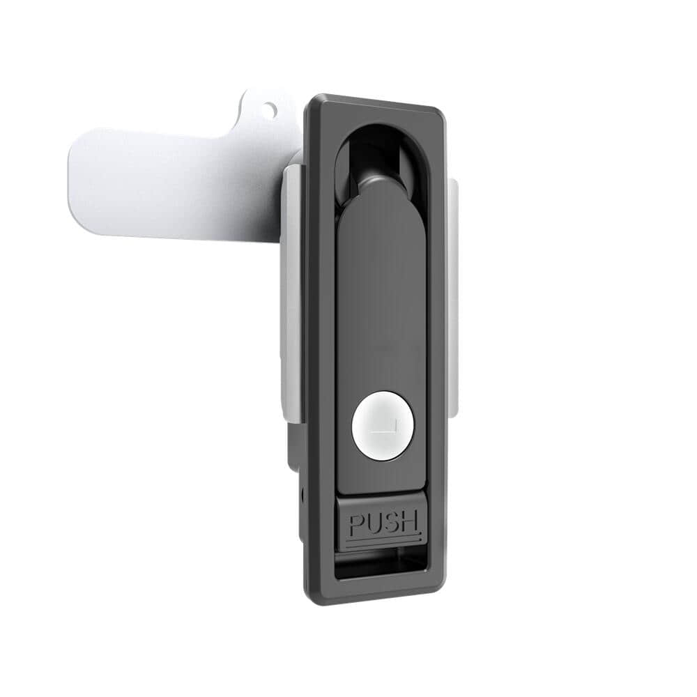 A-1108-10-40 | Swing handle lock, K200 key lock,left and right universal, rotary handle open, zinc alloy, powder coating, black