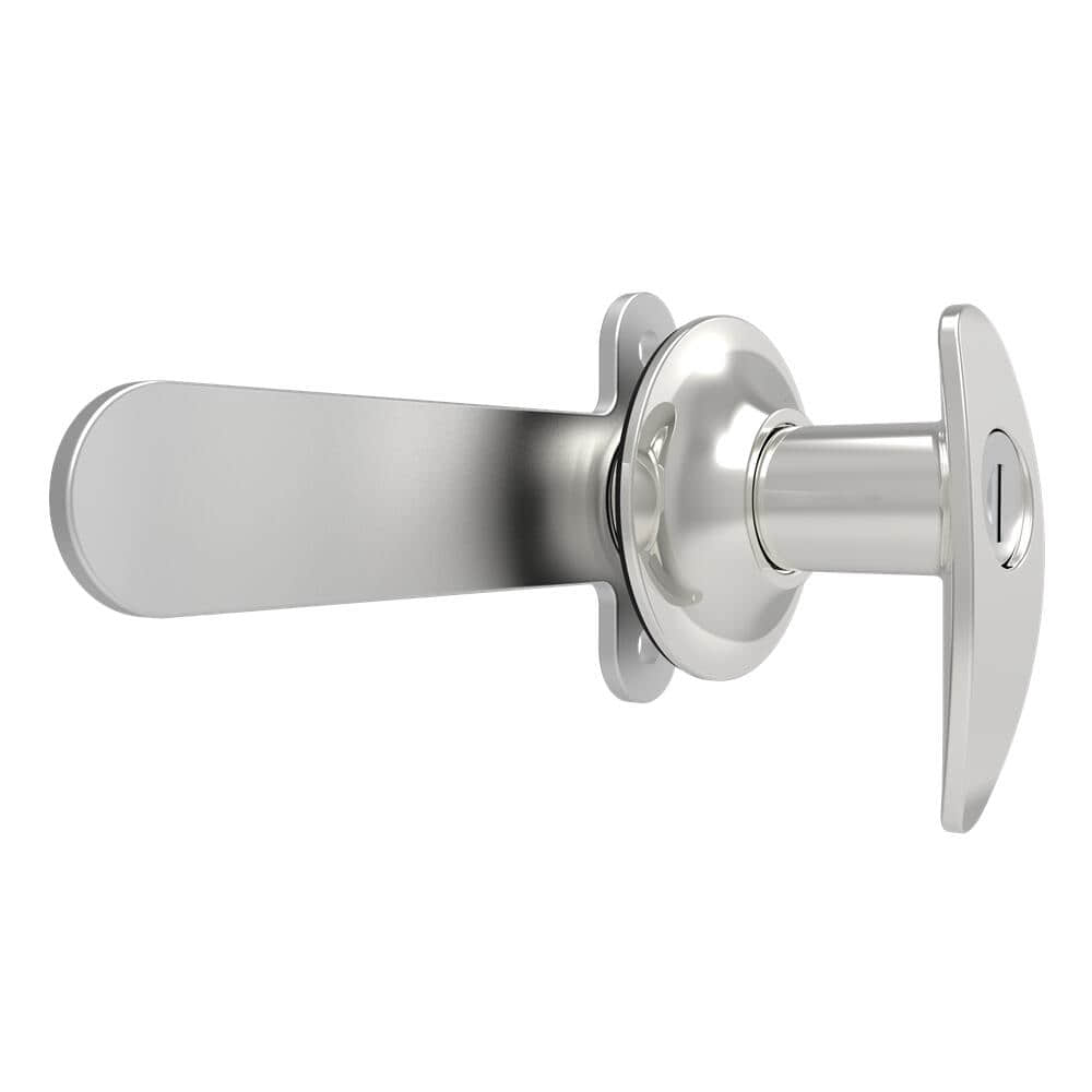 B-1302-10-A1 | Quarter turn cam latch, L-shaped handle with cam, sealed, stainless steel, passivated