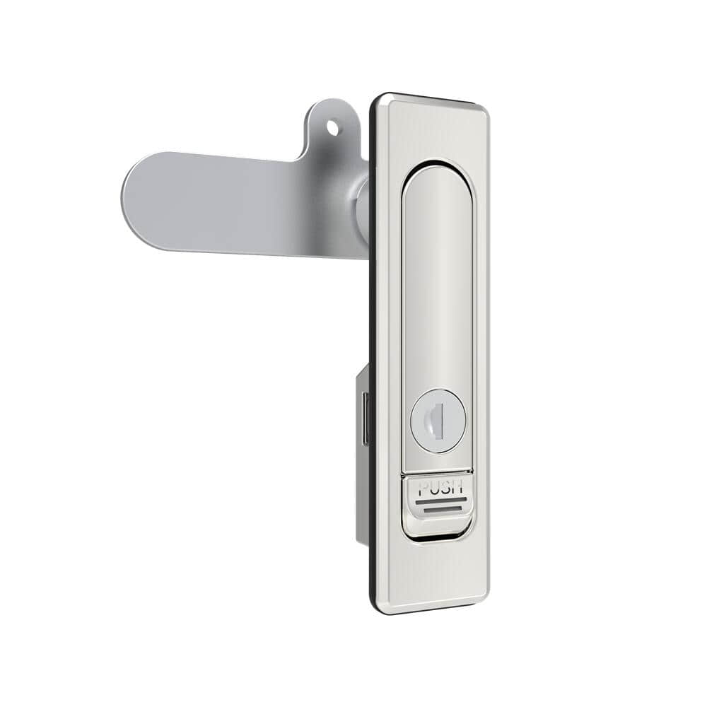 A-1105-A1 | Swing handle lock, K200 key lock,left and right, swivel handle open, zinc alloy, spray paint, silver
