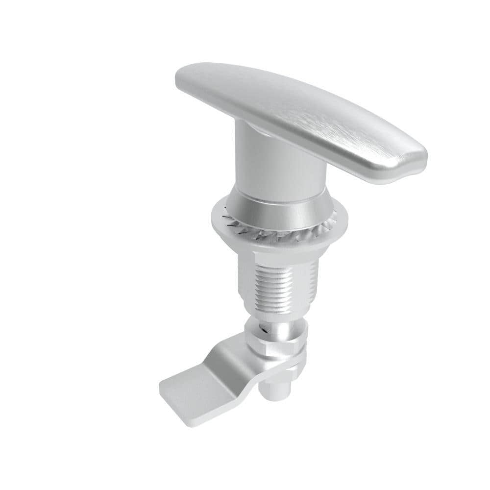 C8-1564-032-A1L | Compression lock, large size, T-handle,adjustable fixed , stainless steel, brushed finish, bright