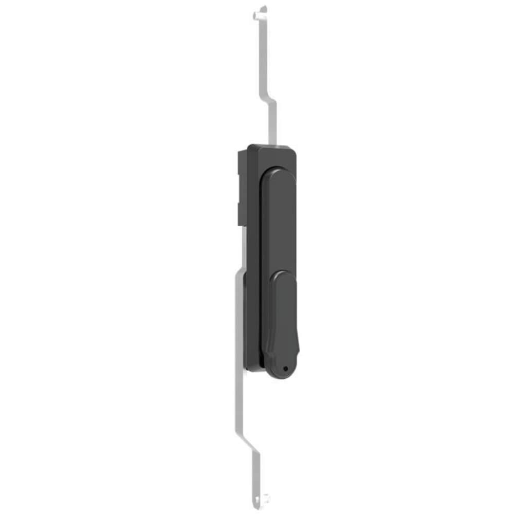 A-1200-2P01-C-40 | Swing Handle Lock with padlock Buckle, Three point, Zinc Alloy, Powder coated, black
