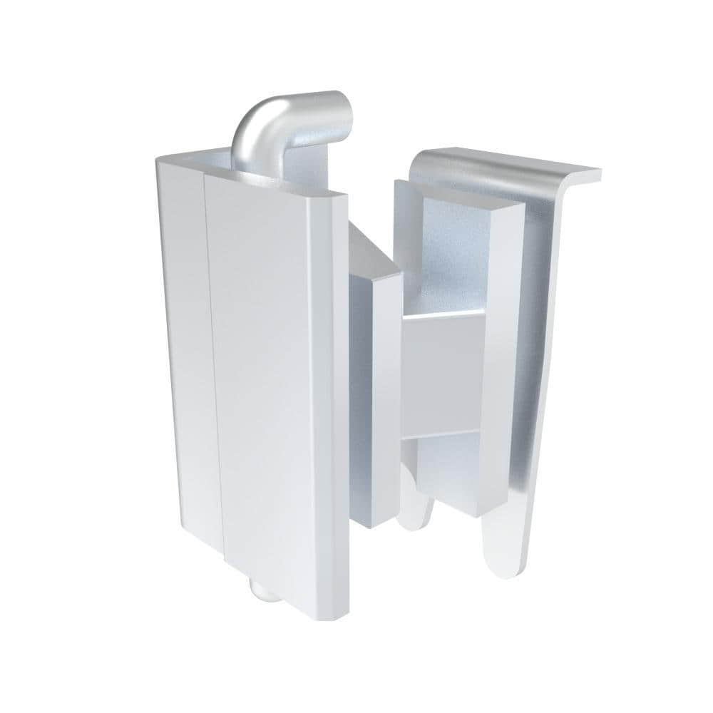 H2-2307-50 | Corner door detachable hinge, heavy duty, steel pin, zinc alloy body, spray paint,matte silver