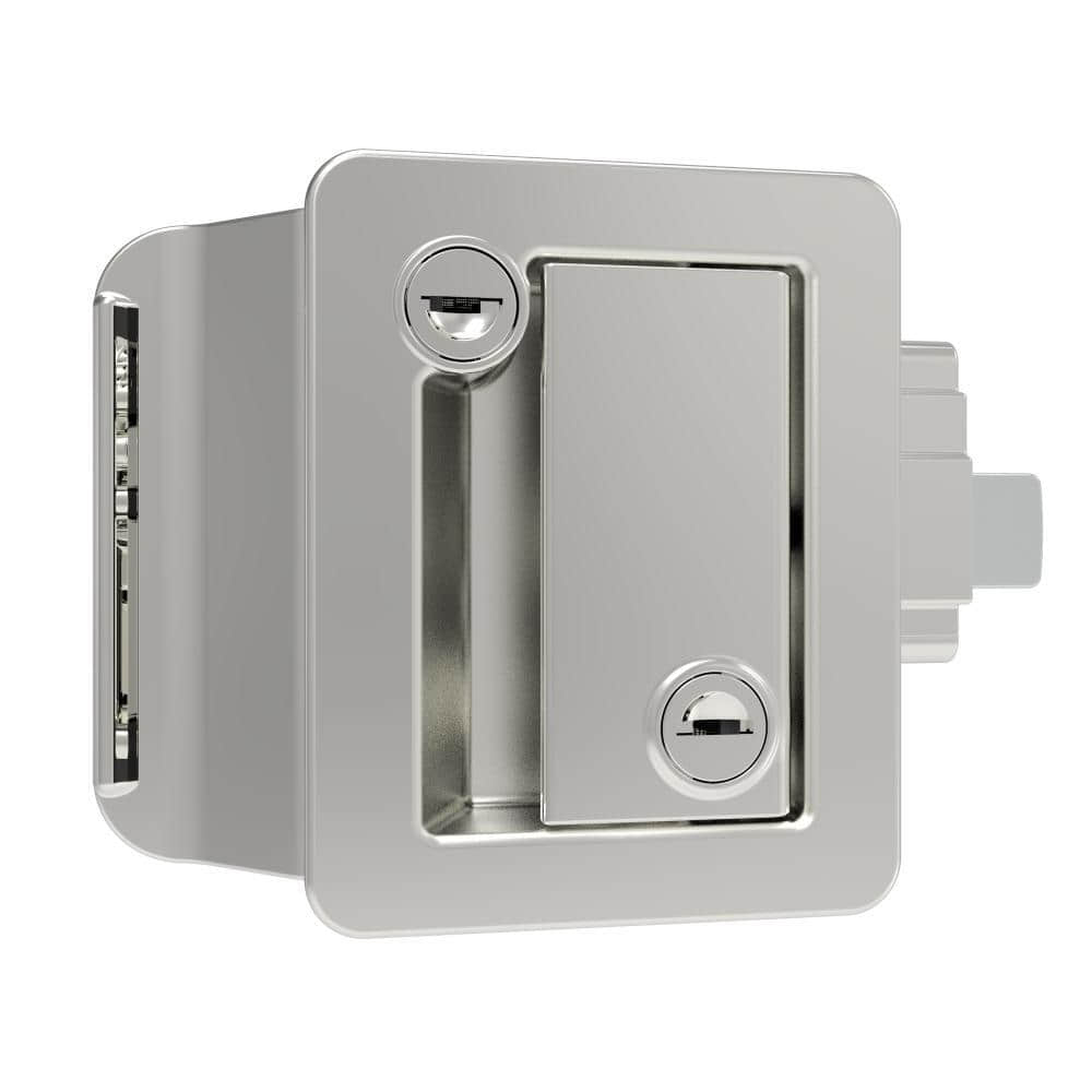 B-1601-30 | Rv Door Lock, Impact Door, Key Lock, Zinc alloy, Chrome plating, Bright