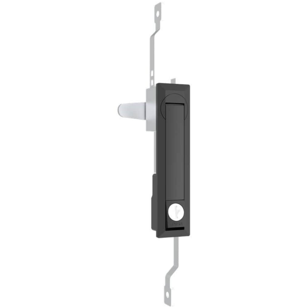 A-1209-3201-40 | Swing handle, K200 key lock, left and right universal, three points, zinc alloy, powder coating, black