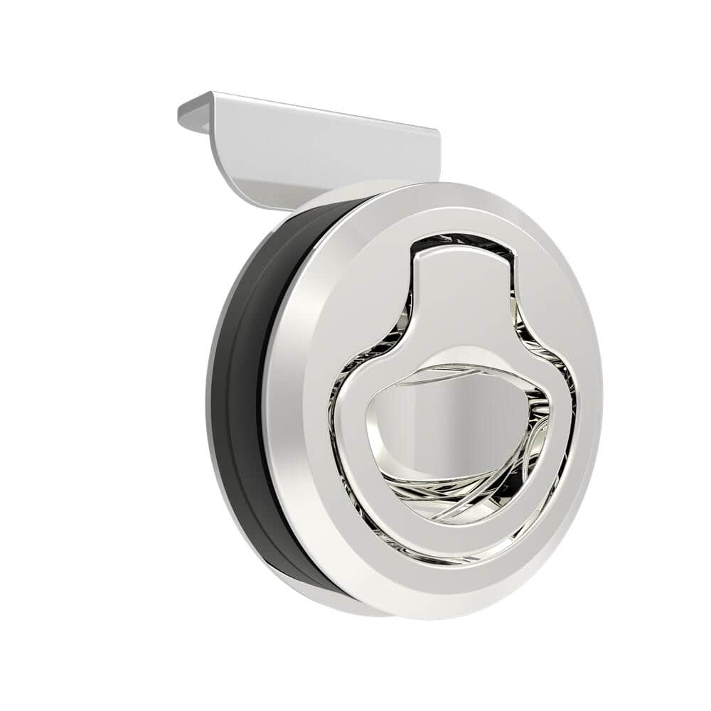 B-1501-20-A1 | Push-to-Close Latch, Small Size, No Restriction, 1 - 21mm (.04 - .83 in) Door thickness, 23mm (.91 in) Grip, 316 Stainless Steel, Electropolished