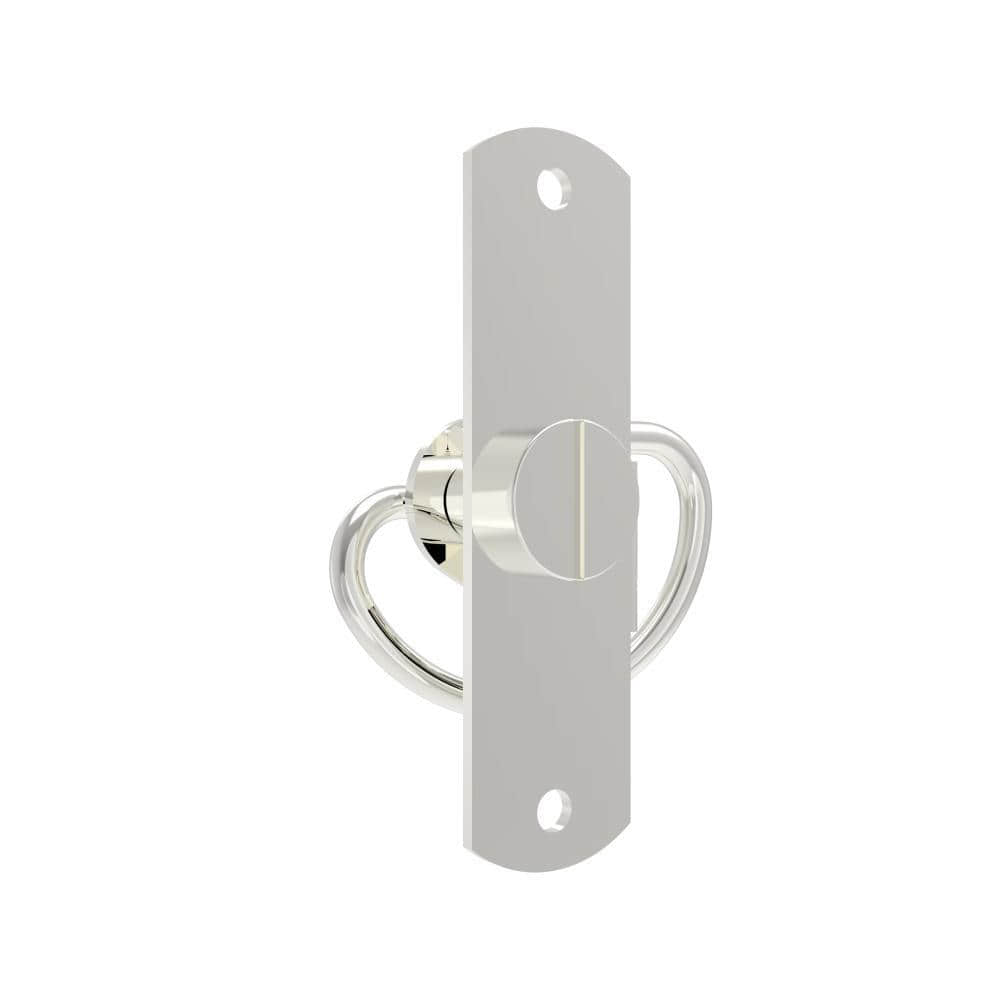 C8-1757-401-A1 | Compression latch, Self-adjusting Latch, Large, coin slot, tool lock, rivet/screw through hole mount, smooth, Stainless steel, primary color, Passivation