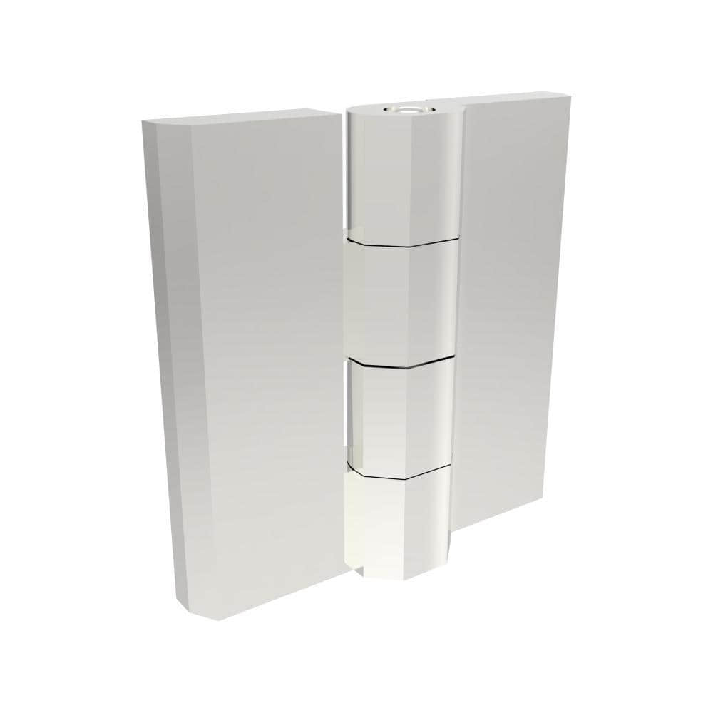 H1-2101-401-A1 | Surface Fixed Hinge, 40x40mm, M4 stud mount, Stainless steel, mirror polished, bright

