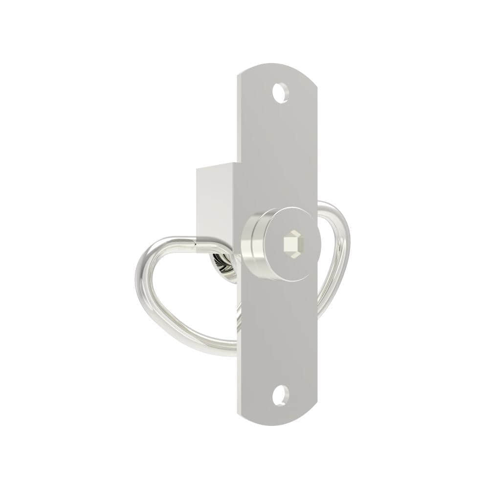 C8-1757-306-A1 | Compression latch, Self-adjusting Latch, Medium, Hex socket, tool lock, rivet/screw through hole mount, smooth, Stainless steel, primary color, Passivation