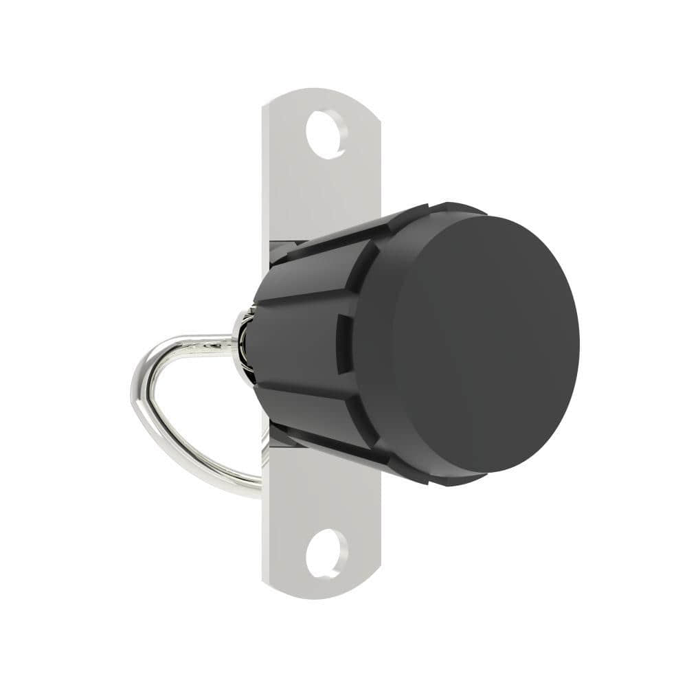 C8-1757-103-A1 | Compression latch, Self-adjusting Latch, microminiature, plastic knob, tool lock, rivet/screw through hole mount, smooth, Stainless steel, primary color, Passivation