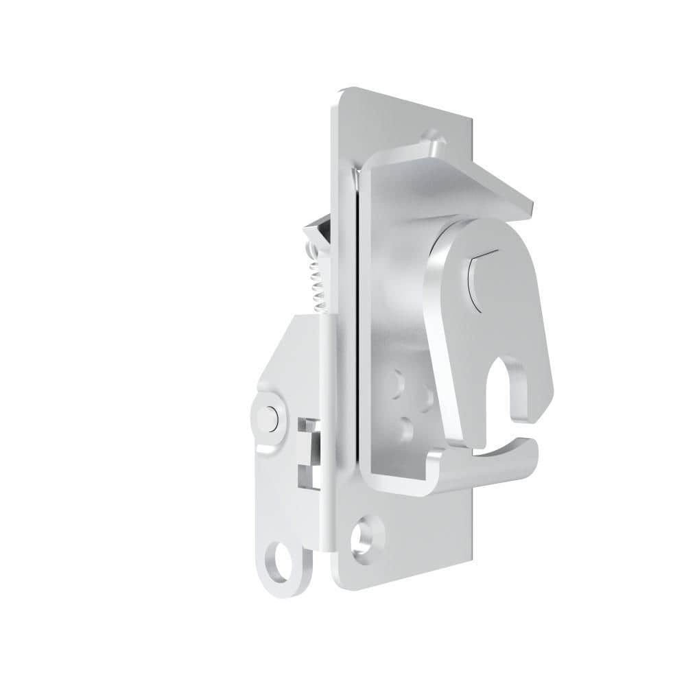 3008-1R-A6 | Rotary push-close latch, medium size, crushing resistant, two stage, right, vertical, steel, electrogalvanized, bright