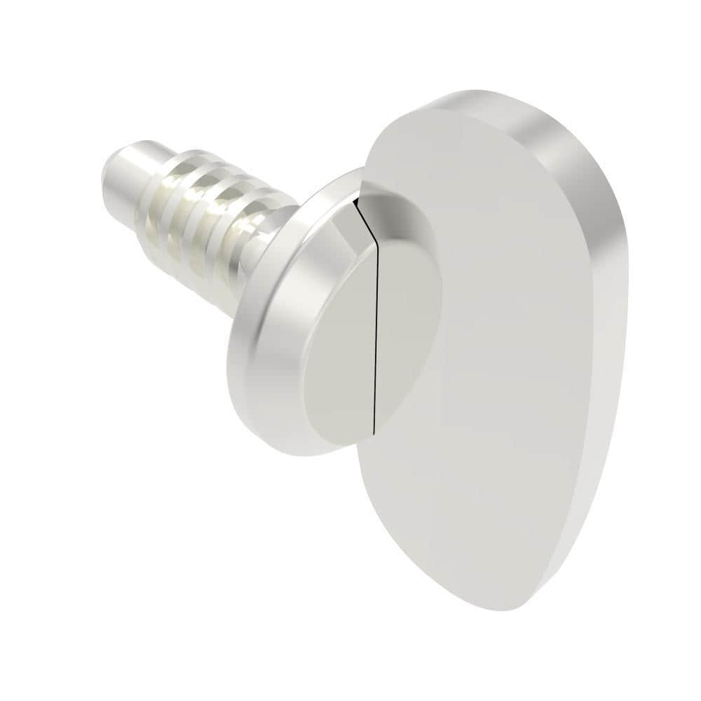 12-12-203-11 | Fast Lead Screw, Medium Size, Wing, 1.9mm (.07 in) Max. Outer Panel, Steel, Zinc Plate, Bright chromate, plus sealer